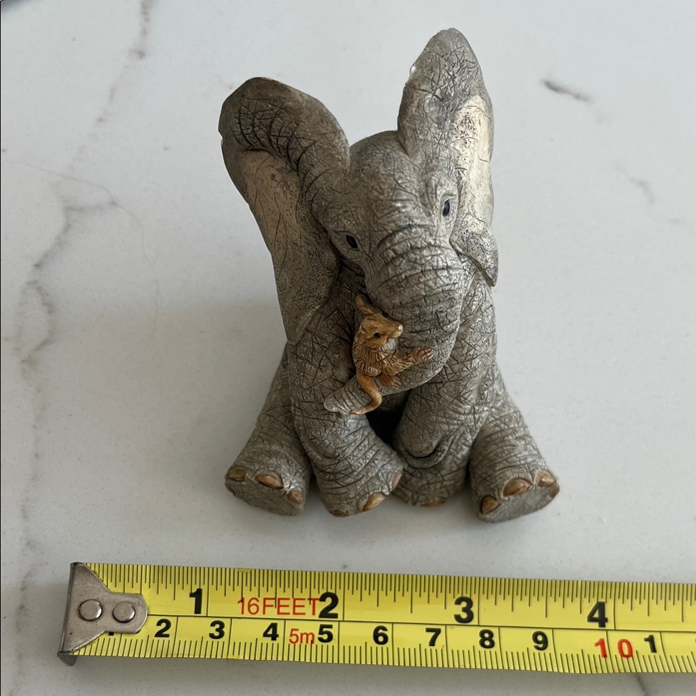 Tuskers Gray Elephant Figurine